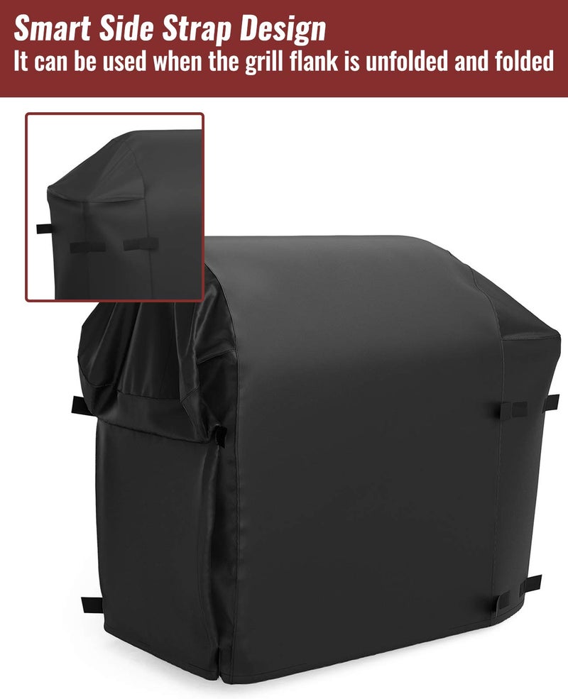 NUPICK 7138 Grill Cover for Weber Spirit II 2 Burner Grill, 48 Inch Grill Cover for Spirit II E210, Fits for Spirit II 200 Series Gas Grill, Come with 12-inch Grill Brush - Image 4